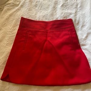 Jcrew wool mini skirt